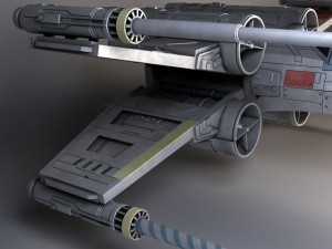 Star Wars Xwing Fighter 3D Model