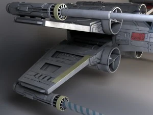 Star Wars Xwing Fighter 3D Model