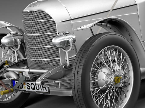 Austro Daimler Prince Henry 1910 Modèle 3D