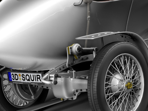 Austro Daimler Prince Henry 1910 Modèle 3D