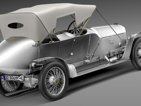 Austro Daimler Prince Henry 1910 Modèle 3D