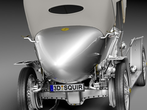 Austro Daimler Prince Henry 1910 Modèle 3D