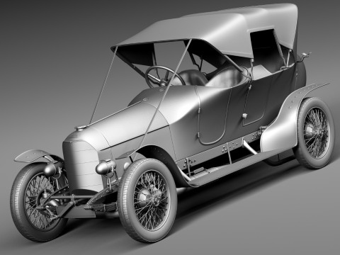 Austro Daimler Prince Henry 1910 Modèle 3D