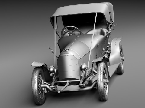 Austro Daimler Prince Henry 1910 Modèle 3D