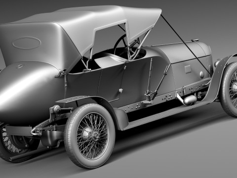 Austro Daimler Prince Henry 1910 Modèle 3D
