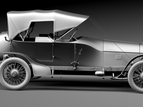 Austro Daimler Prince Henry 1910 Modèle 3D