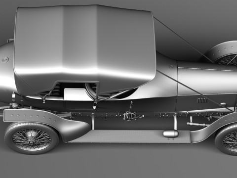 Austro Daimler Prince Henry 1910 Modèle 3D