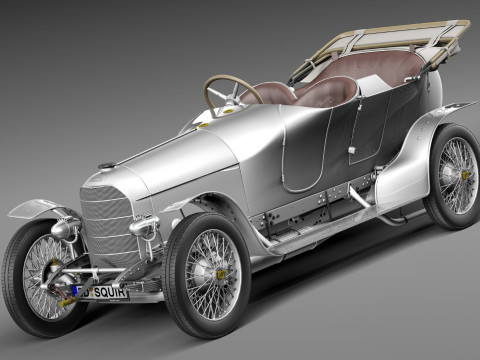 Austro Daimler Prince Henry 1910 Modèle 3D