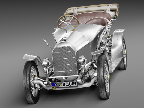 Austro Daimler Prince Henry 1910 Modèle 3D