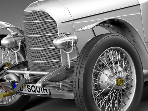 Austro Daimler Prince Henry 1910 Modèle 3D