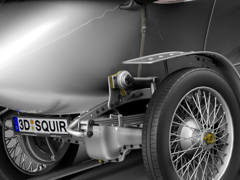 Austro Daimler Prince Henry 1910 Modèle 3D