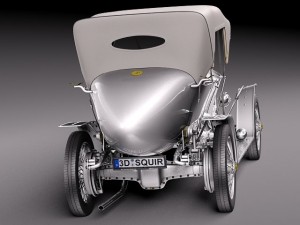 Austro Daimler Prince Henry 1910 Model 3D