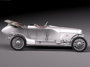 Austro Daimler Prince Henry 1910 Model 3D