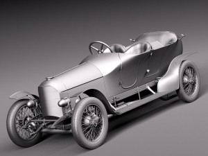 Austro Daimler Prince Henry 1910 Model 3D