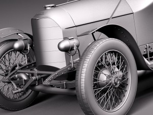 Austro Daimler Prince Henry 1910 Model 3D