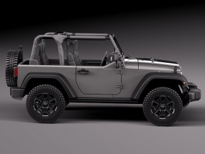 Jeep Wrangler Willis Wheeler 2014 Modelo 3D