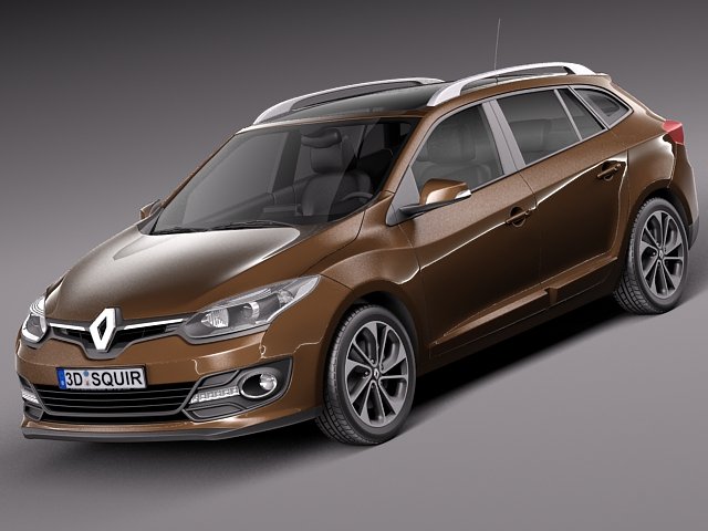 Renault Megane Estate 2014 3d Model In Wagon 3dexport