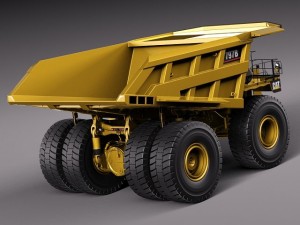 Cat Haul Truck 797b 3D Модель