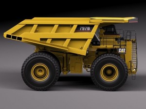 Cat Haul Truck 797b 3D Модель