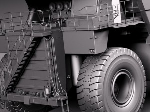 Cat Haul Truck 797b 3D Модель