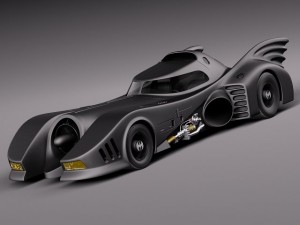Batmobile 1989 Jet Car Modèle 3D