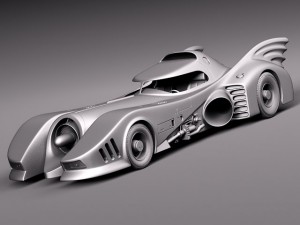 Batmobile 1989 Jet Car Modèle 3D