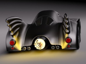 Batmobile 1989 Jet Car Modèle 3D