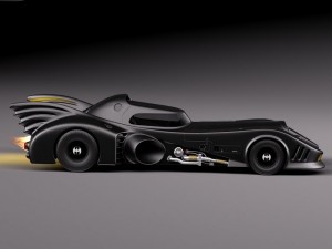 Batmobile 1989 Jet Car Modèle 3D