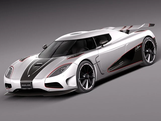 Koenigsegg Agera R 2012 3D Model .c4d .max .obj .3ds .fbx .stl .blend 