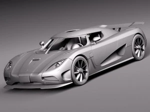 Koenigsegg Agera R 2012 3D Model