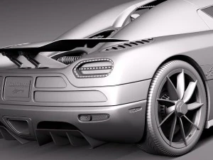 Koenigsegg Agera R 2012 3D Model