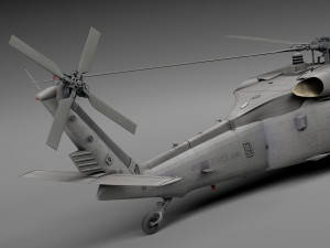 Sikorsky UH-60a Black Hawk 3D Model