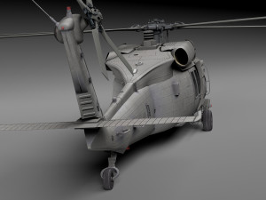 Sikorsky UH-60a Black Hawk 3D Model