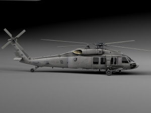 Sikorsky UH-60a Black Hawk 3D Model