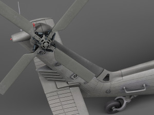 Sikorsky UH-60a Black Hawk 3D Model