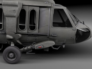Sikorsky UH-60a Black Hawk 3D Model