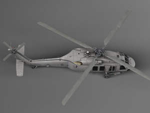 Sikorsky UH-60a Black Hawk 3D Model