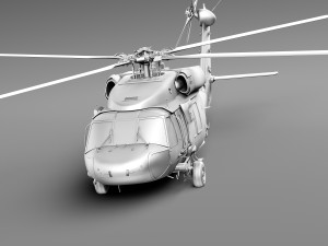 Sikorsky UH-60a Black Hawk 3D Model