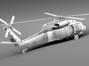 Sikorsky UH-60a Black Hawk 3D Model