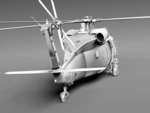 Sikorsky UH-60a Black Hawk 3D Model