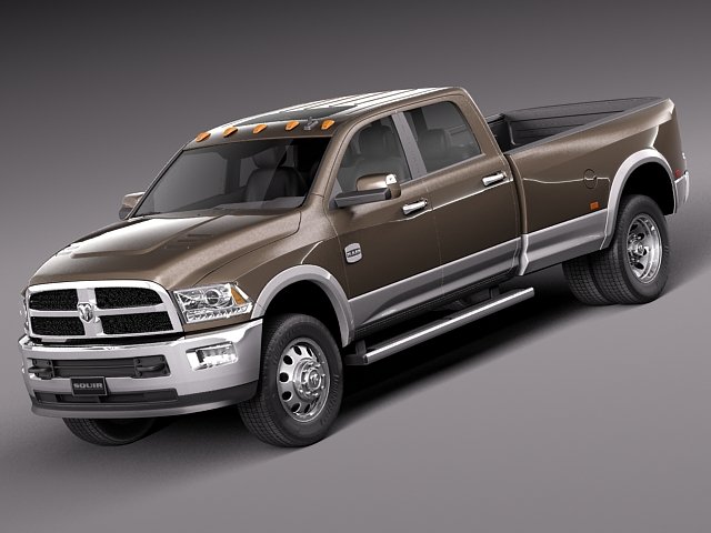 Dodge Ram Heavy Duty 2014 3D Модель .c4d .max .obj .3ds .fbx .stl .blend 