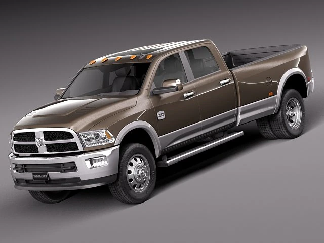 Dodge Ram Heavy Duty 2014 3D Model .c4d .max .obj .3ds .fbx .stl .blend