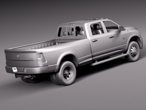 Dodge Ram Heavy Duty 2014 3D Модель