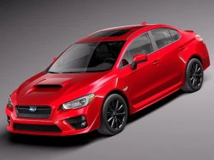 सुबारू इम्प्रेज़ा डब्लूआरएक्स 2015 3D मॉडल