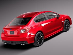 Subaru Impreza WRX 2015 3D Model