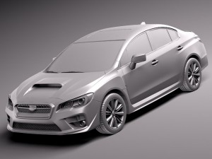 Subaru Impreza WRX 2015 3D Model
