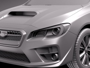 Subaru Impreza WRX 2015 3D Model