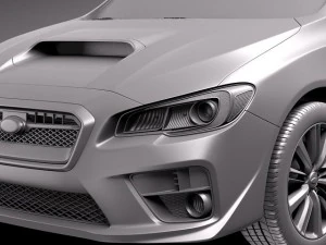 Subaru Impreza WRX 2015 3D Model