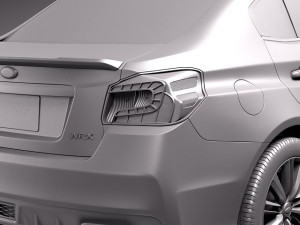 Subaru Impreza WRX 2015 3D Model