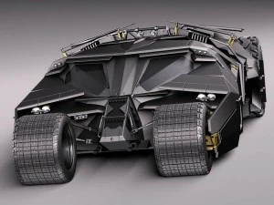 Batmobile 2005 3D Model